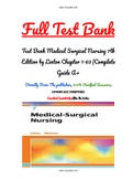 Test Bank Medical Surgical Nursing 7th Edition by Linton Chapter 1-63 |Complete Guide A+