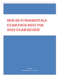 HESI RN FUNDAMENTALS EXAM PACK (1)