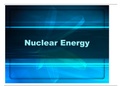 Nuclear energy Summary notes 2022 Grade A