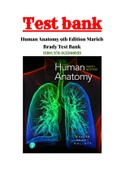 Human Anatomy 9th Edition Marieb Brady Test Bank ISBN:978-0135168059|Test bank |Complete Guide A+