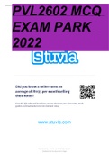 PVL2602 MCQ EXAM PARK 2022