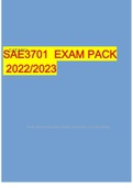 SAE3701 EXAM PACK  2022/2023