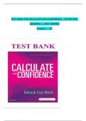 Test Bank for Calculate with Confidence, 8th Edition by Gray Morris