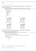 STA 2023 Elementary Statistics Test 1. STA 2023 Final Exam questions and Answers 