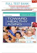 FULL TEST BANK: Ebersole & Hess' Toward Healthy Aging 10th Edition by Theris A. Touhy latest Update Graded A+