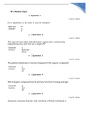 BSC 2346 QUIZES FROM AP 1 MODULE 1 TO  FINAL (MODULE 11) GRADED A