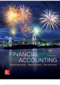 Test Bank Financial Accounting, 5th Edition By Spiceland Latest 2024 || Complete Guide A+