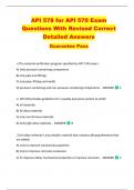 API 578 for API 570 Exam  Questions With Revised Correct  Detailed Answers   Guarantee Pass 