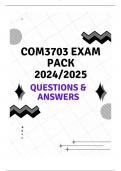 COM3703 EXAM PACK 2024/2025