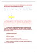 HESI FOCUS ON ADULT HEALTH EXAM 2024-2025 QUESTIONS AND ANSWERS  WITH RATIONALE 100 % PASS SOLUTION A+ GRADE