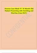 iHuman Case Week #7: 18-Month-Old Patient Presenting with Vomiting and Diarrhea (Case 6541)