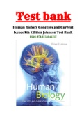 Human Biology Concepts and Current Issues 8th Edition Johnson Test Bank ISBN:978-0134042237|Complete Guide A+