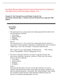 Test Bank Pharmacology A Patient-Centered Nursing Process Approach, 10th Edition by Linda E. McCuistion Chapter 1-58,100% CORRECT