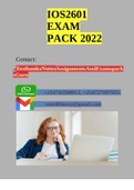 IOS2601 EXAM PACK 2022