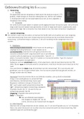 Goede lesnotitie en samenvatting les 6 Gebouwuitrusting 