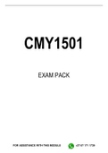 CMY1501 EXAM PACK 2023