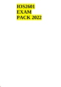 IOS2601 EXAM PACK 2022