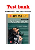 Adolescence 12th Edition By Laurence Steinberg Test Bank Chapter 1-13 | ISBN:978-1260401592|Complete Guide A+