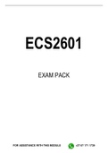 ECS2601 EXAM PACK 2022