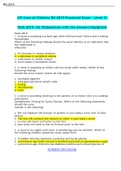 ATI Care of Children RN Proctored Exam All 70 Questions with the Answers Highlighted
