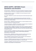 SPēD SAPPC: INFOSEC Exam Questions and Answers