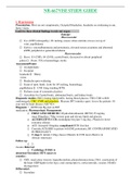 NR667 / NR 667 VISE Exam Study Guide (Latest Update 2022 / 2023)