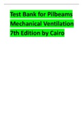 Test Bank for Pilbeams Mechanical Ventilation 7th Edition 2024 update by Cairo.pdf