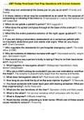 EMT Fisdap Final Exam Test Prep Questions with Correct Answers