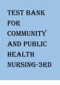 Test Bank For Community and Public Health Nursing 3rd Edition DeMarco Walsh.pdf