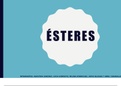 Ésteres, ¿que son?