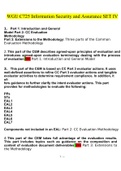 WGU, Information Security and Assurance (C725), SET IV STUDY.docx  A 100 Questions with 100% Correct Answers UPDATED 2022