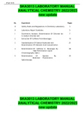         SKA3013 LABORATORY MANUAL ANALYTICAL CHEMISTRY 2022/2023 new update