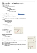 Samenvatting beweegingsleer deel 1: biomedische basiskennis 