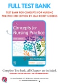 Test Banks For Concepts for Nursing Practice 3rd Edition by Jean Foret Giddens, 9780323581936, Chapter 1-32 Complete Guide