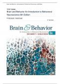  TEST BANK_Brain and Behavior An Introduction to Behavioral Neuroscience 6th Edition    By Bob Garrett , Gerald Hough 6TH EDITION latest edition