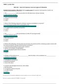 BIOL 2311 – Exam 4 (47 questions; max score: 110 out of 100 points) Answered Fall 2024/2025.