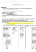 MICROBIOLO BIOS 242 Midterm Study Guide  (Version 5) -Verified And Correct Answers, Chamberlain College of Nursing