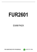 FUR2601 MCQ EXAM PACK 2022