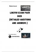 LSK3701 EXAM PACK 2024/2025  {QUESTIONS AND ANSWERS }