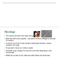 Mycology and mycoses