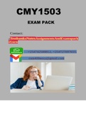 CMY1503 MCQ EXAM PACK 2023