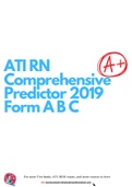 ATI RN Comprehensive Predictor 2019 Form A B C |Instant Download.