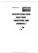 CIV3701 EXAM PACK 2024/2025  {QUESTIONS AND ANSWERS }