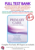 Test Bank For Primary Care: A Collaborative Practice 5th Edition by Terry Mahan Buttaro & JoAnn Trybulski & Patricia Polgar-Bailey & Joanne Sandberg-Cook 9780323355018 Chapter 1-250 Complete Guide.