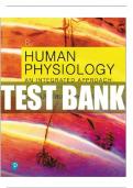 Test Bank for Human Physiology An Integrated Approach 8th Edition by Silverthorn, All Chapters