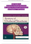 TEST BANK For Anatomy of Orofacial Structures  9th Edition by Brand and Isselhard, all Chapters 1-36  fully Covered and updated ISBN: 9780323796996  