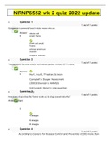 NRNP6552 wk 2 quiz 2022 update