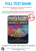 Test Bank For Neuroscience 6th Edition by Dale Purves 9781605353807 Chapter 1-34 Complete Guide . 