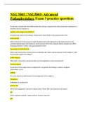 NSG5003- Advanced Pathophysiology Exam 3 practice questions