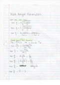 Half Angle notes